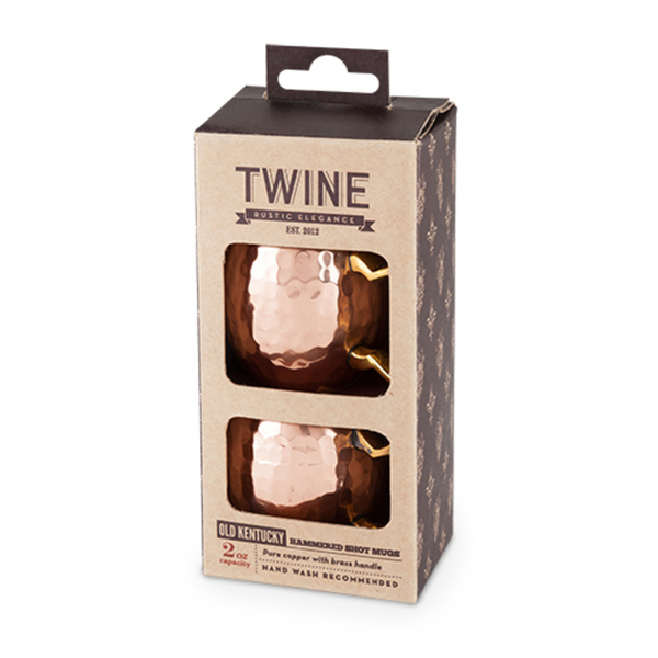 Twine Moscow Mule Shot Mugs 3622